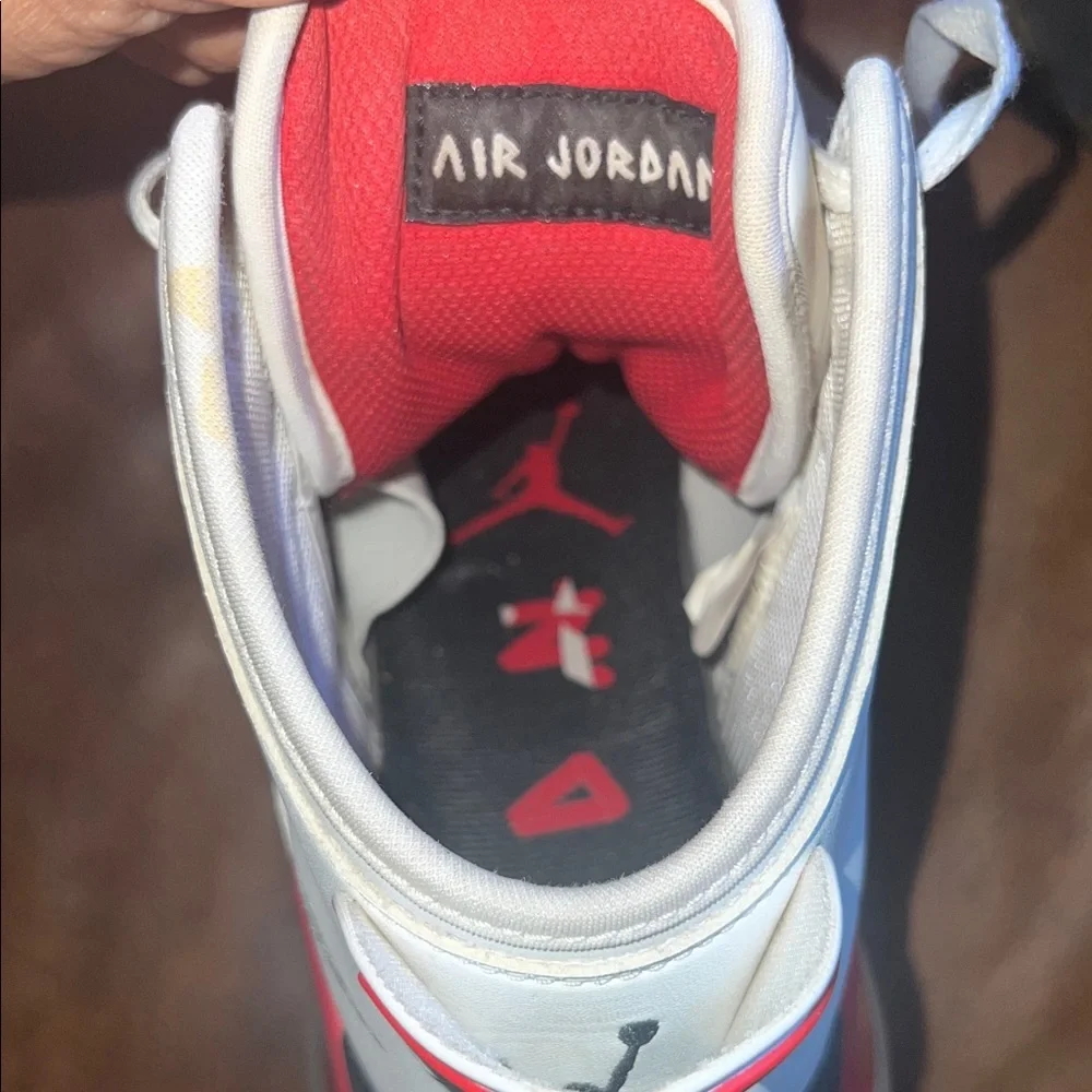 Nike Jordan Son of Mars Red High-Top Sneakers - Picture 3 of 5